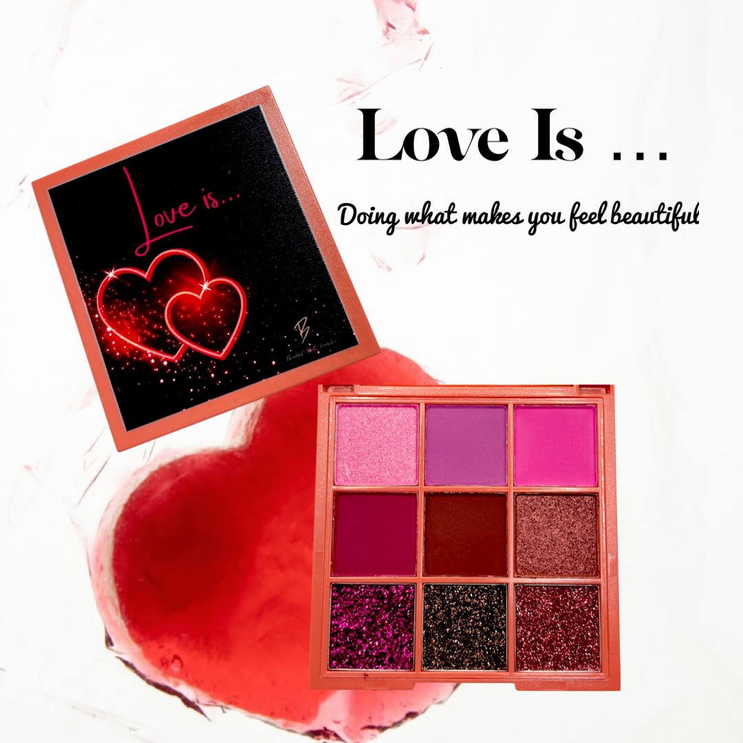 Love Is Eyeshadow Palette - Beautiful Shellz Cosmetics| Love Is Eyeshadow Palette | Love Eyeshadow Palette | BeautifulShellZ