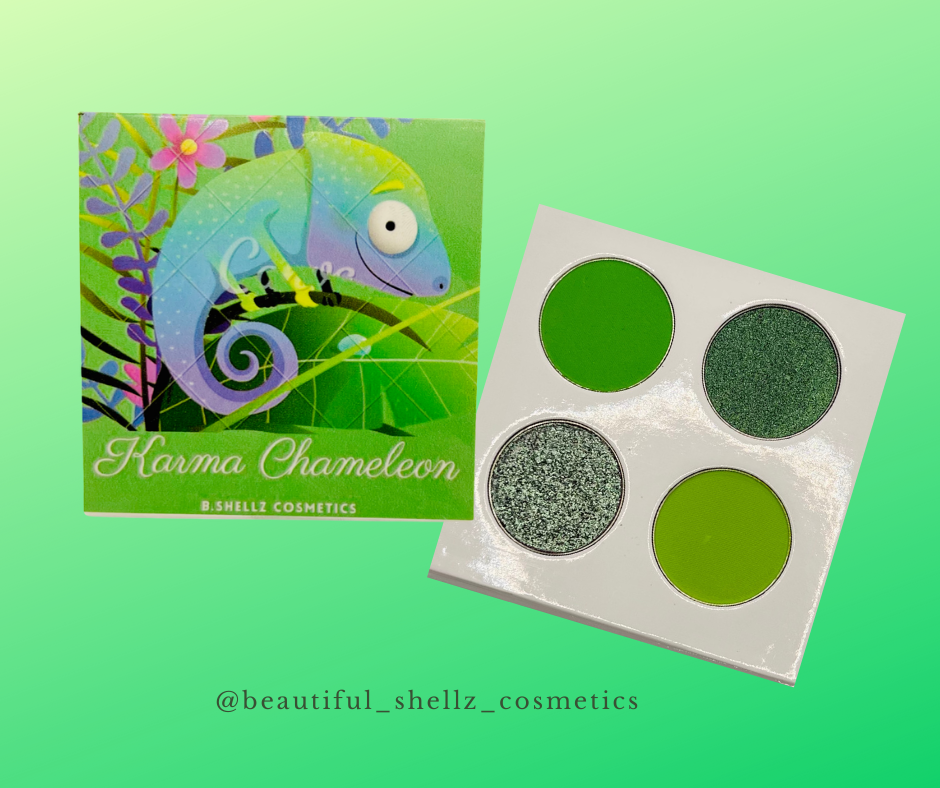 Kiwi Karma Chameleon Quad - Beautiful Shellz Cosmetics